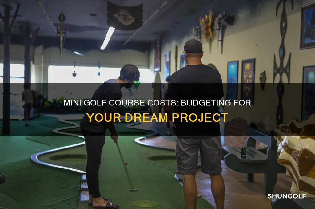 how much does a mini golf course cost