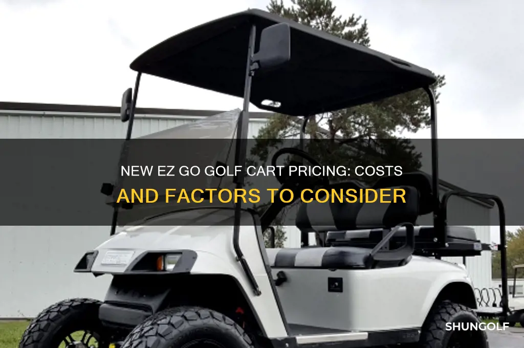 how much does a new ez go golf cart cost