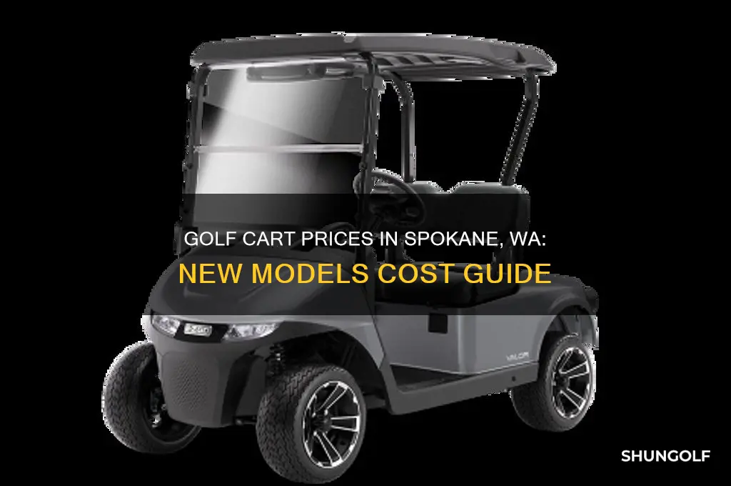 how much does a new golf cart cost spokane wa
