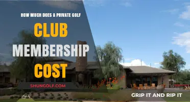 Exploring the Cost of Private Golf Club Memberships: What to Expect