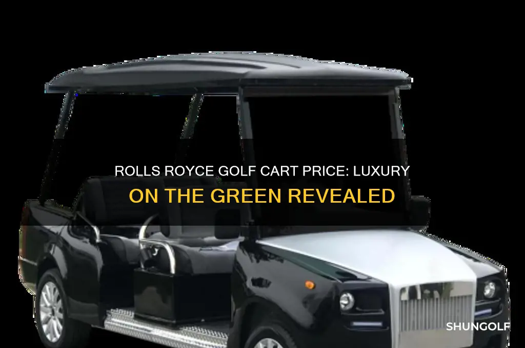 how much does a rolls royce golf cart cost