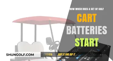 Golf Cart Battery Costs: Starting Prices for a New Set