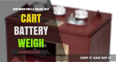 Trojan Golf Cart Battery Weight: Essential Details for Owners