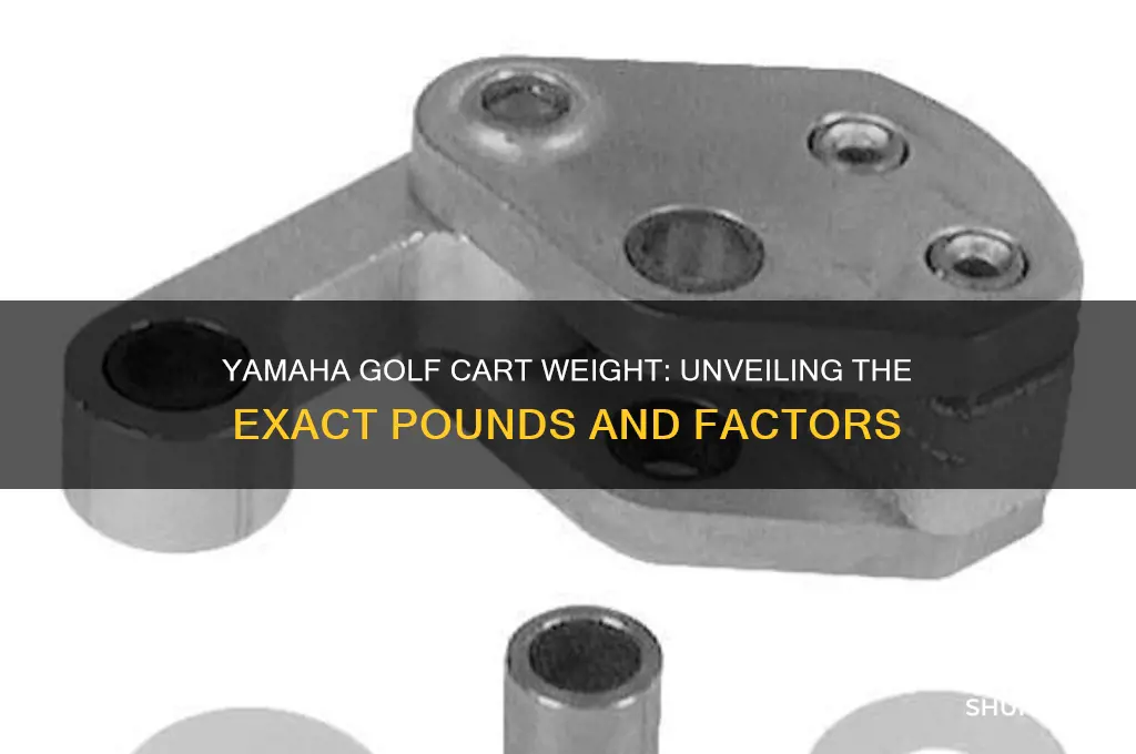 how much does a yamaha golf cart weigh