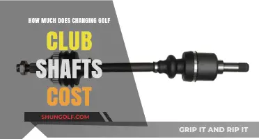 Golf Club Shaft Replacement Costs: What to Expect