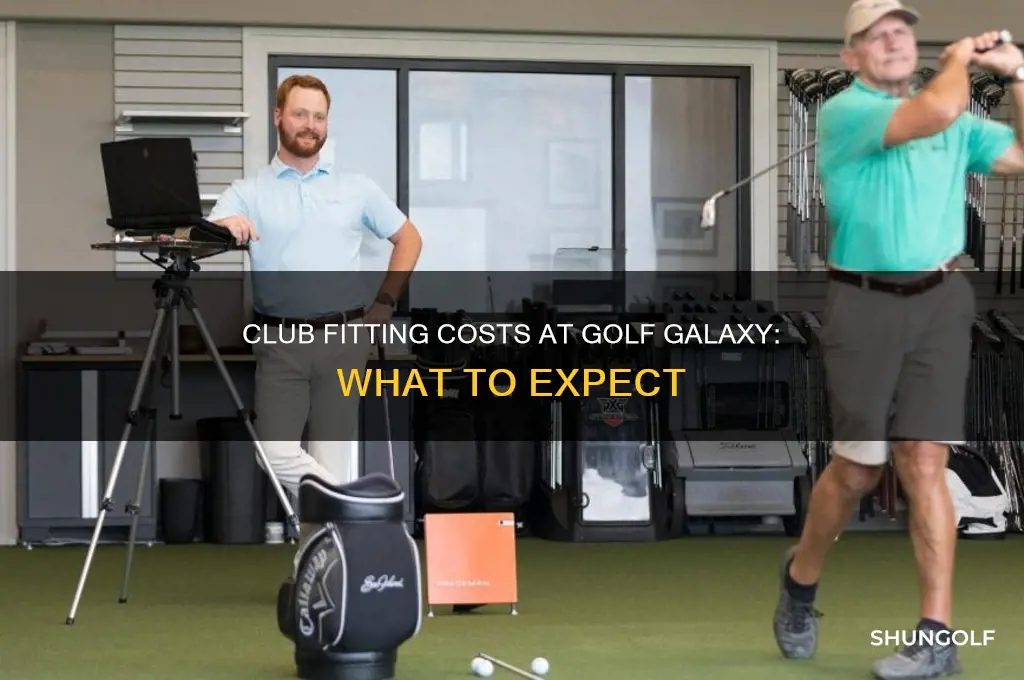 how much does club fitting cost at golf galaxy