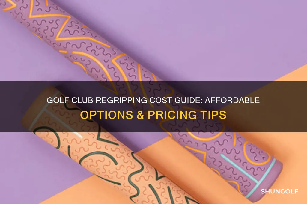 how much does golf club regripping cost