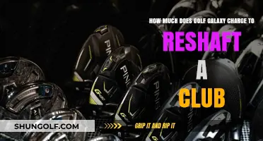 Golf Galaxy Reshafting Costs: What to Expect for Your Clubs