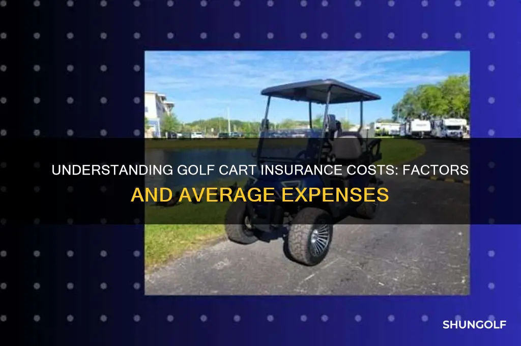 how much does insurance cost for a golf cart