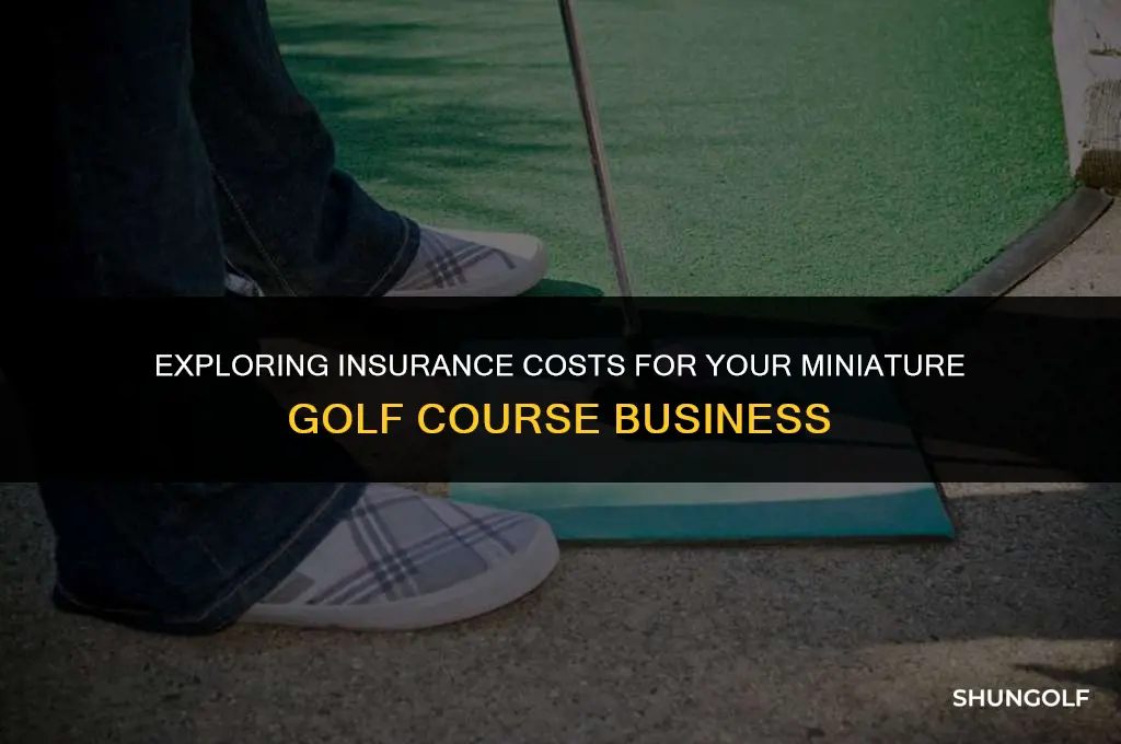 how much does insurance cost for a miniature golf course