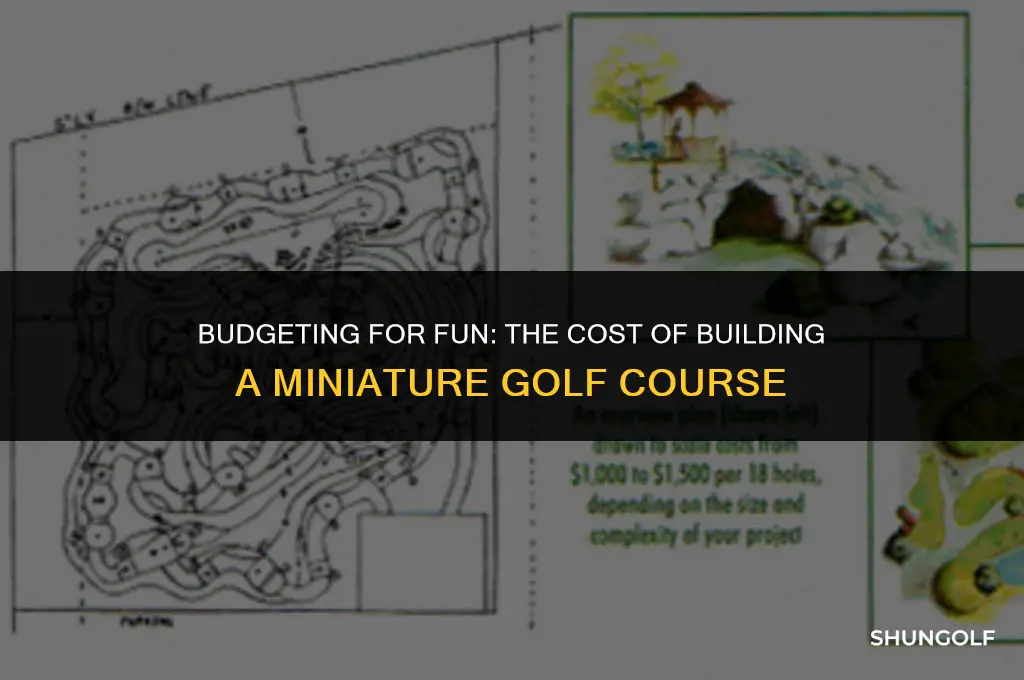 how much does it cost to build miniature golf course