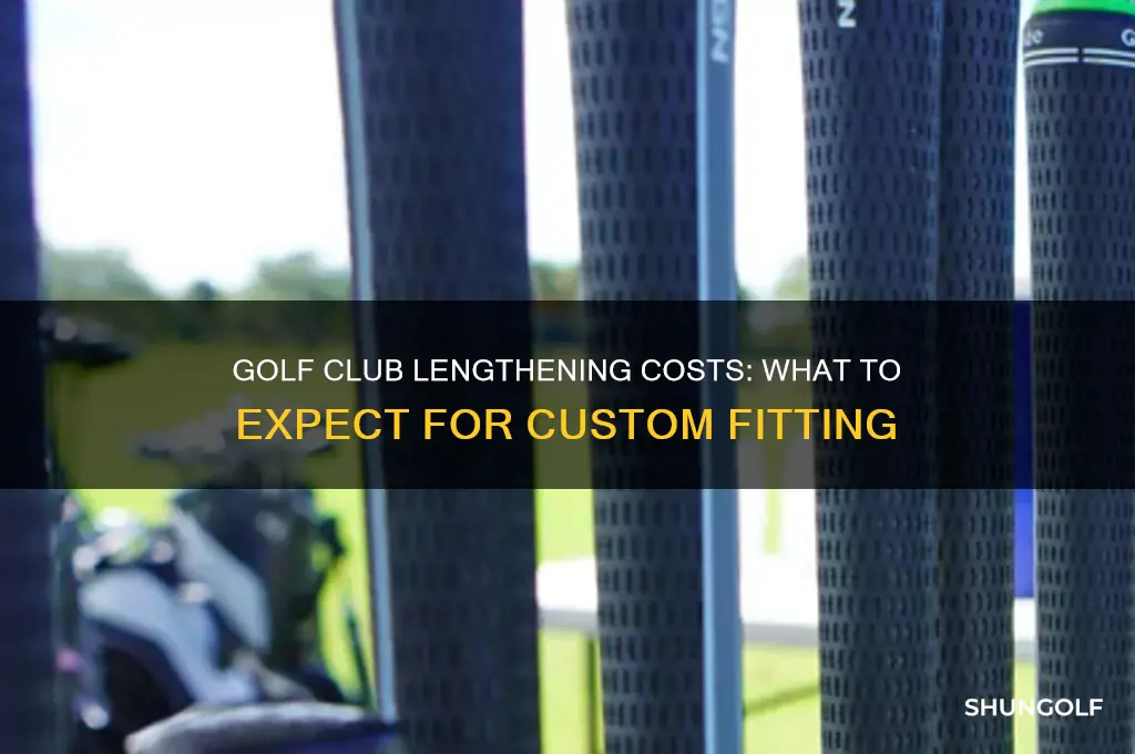how much does it cost to get golf clubs lengthened