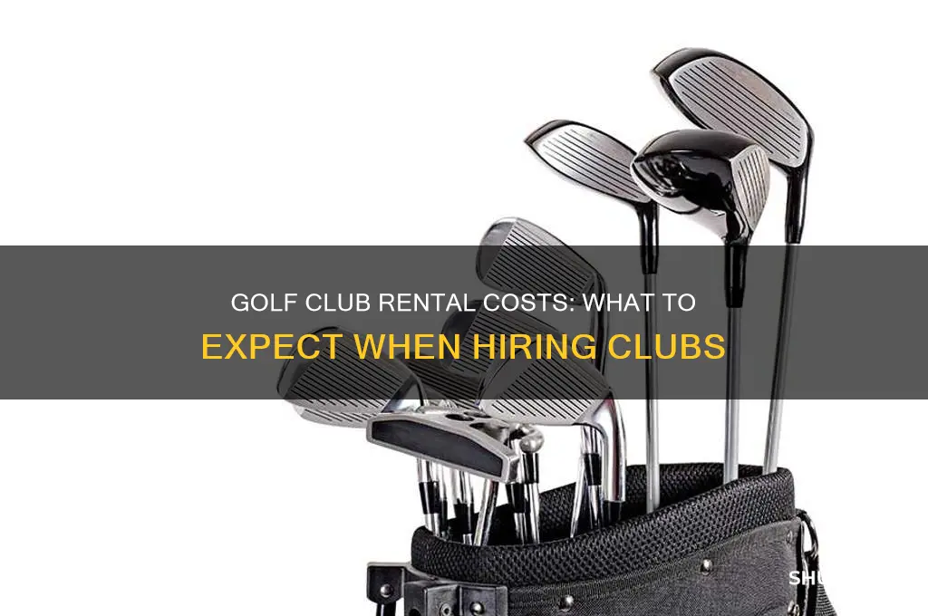 how much does it cost to hire golf clubs