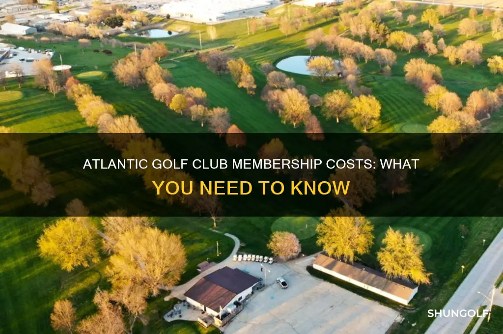 how much does it cost to join atlantic golf club