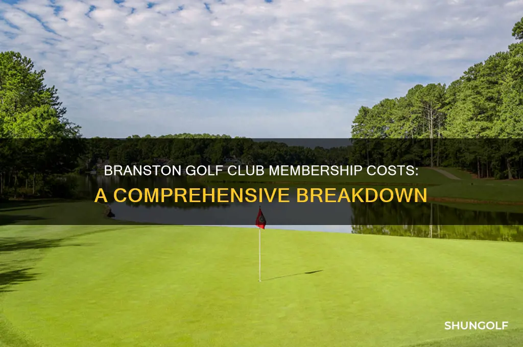 how much does it cost to join branston golf club