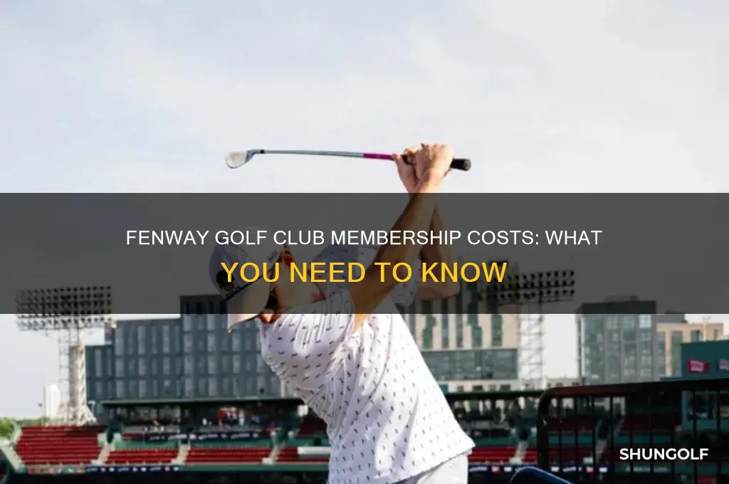 how much does it cost to join fenway golf club