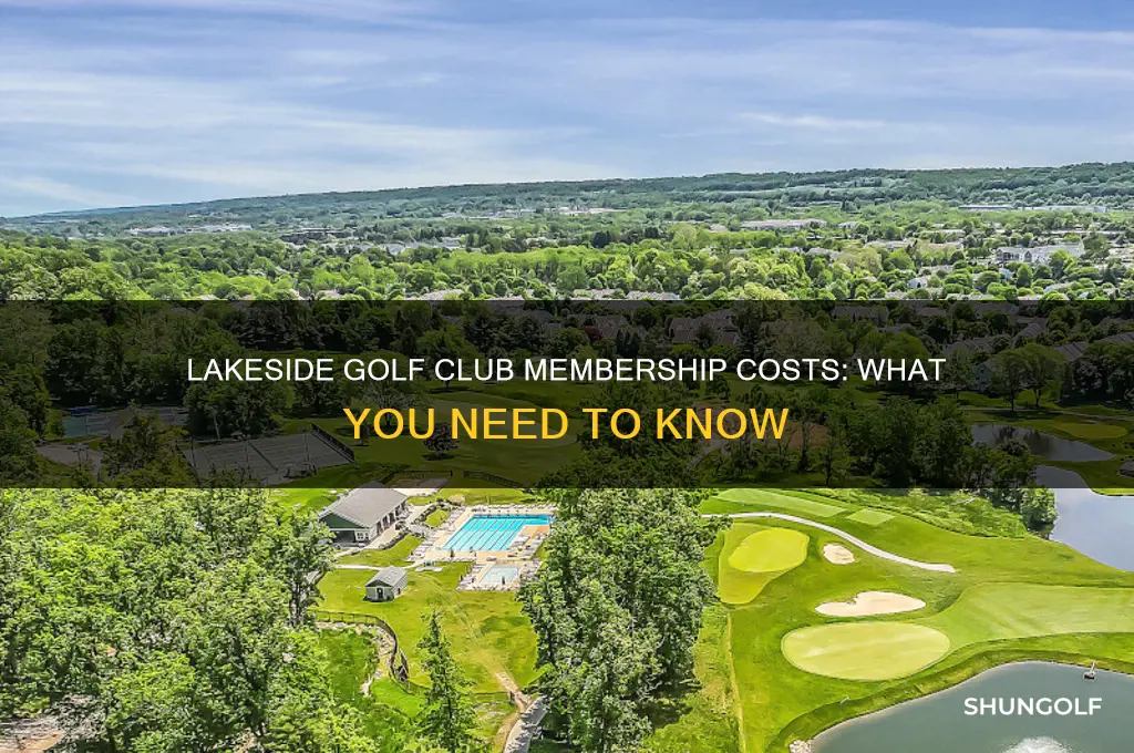 how much does it cost to join lakeside golf club