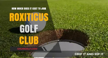 Roxiticus Golf Club Membership Costs: What You Need to Know