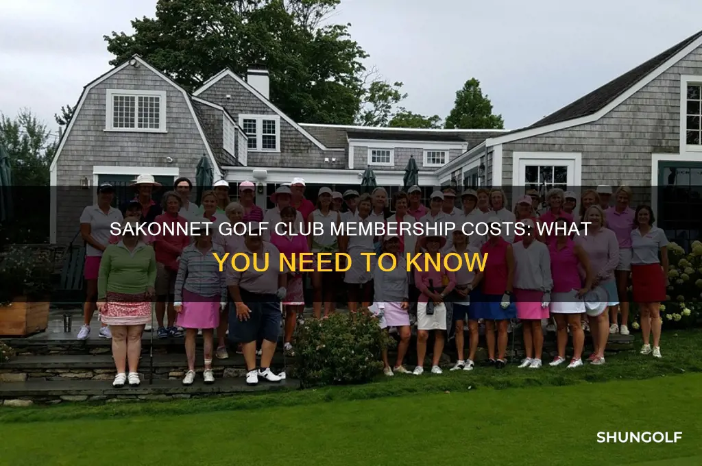 how much does it cost to join sakonnet golf club