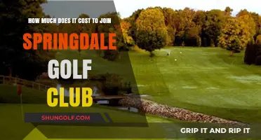 Springdale Golf Club Membership Costs: What You Need to Know