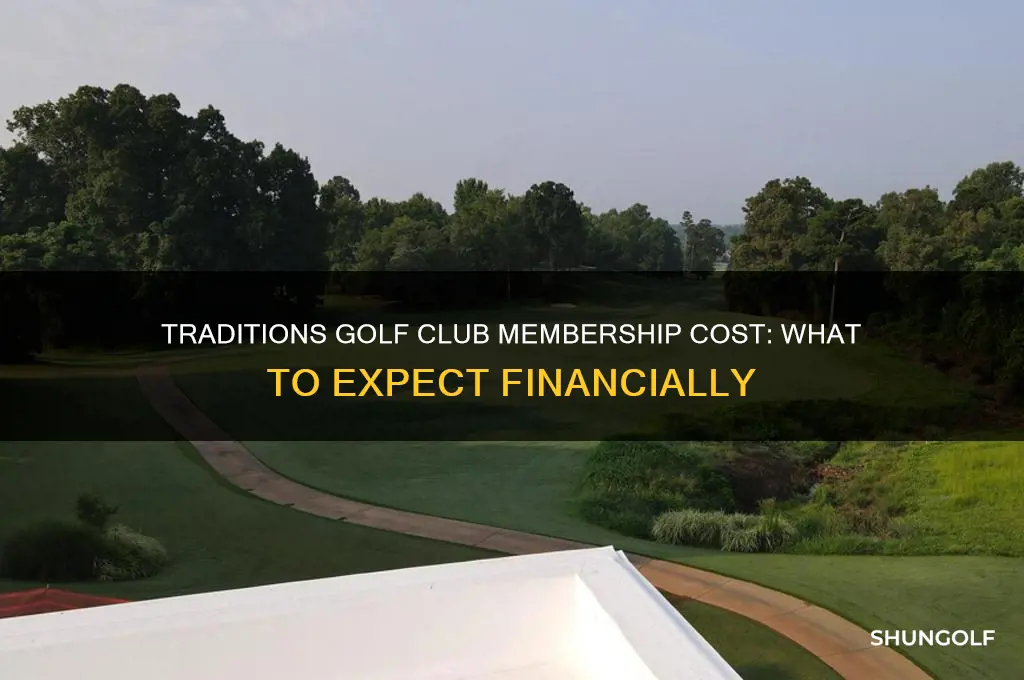 how much does it cost to join traditions golf club
