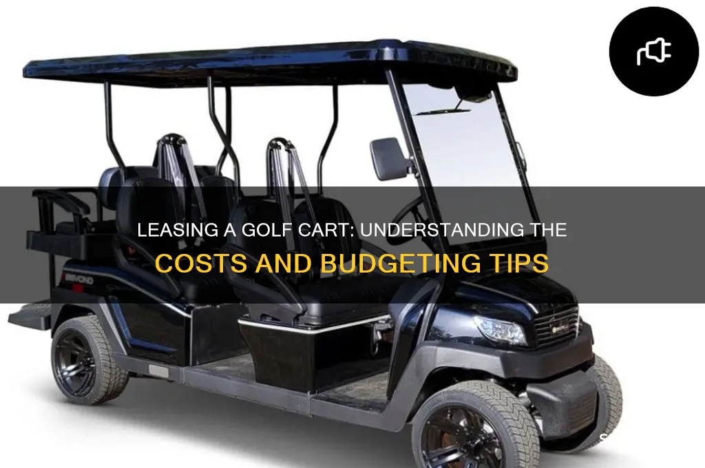how much does it cost to lease a golf cart