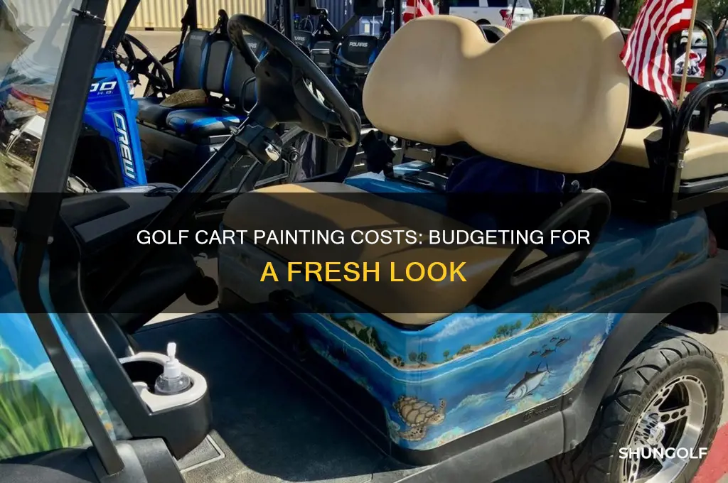 how much does it cost to paint a golf cart