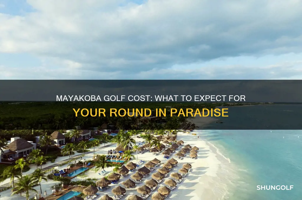 how much does it cost to play golf at mayakoba