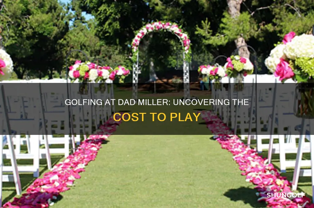 how much does it cost to play golf dad miller