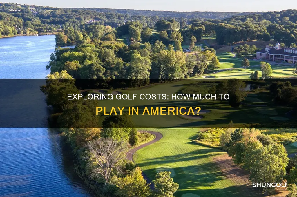 how much does it cost to play golf in america