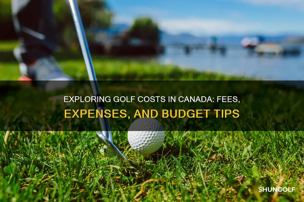 how much does it cost to play golf in canada