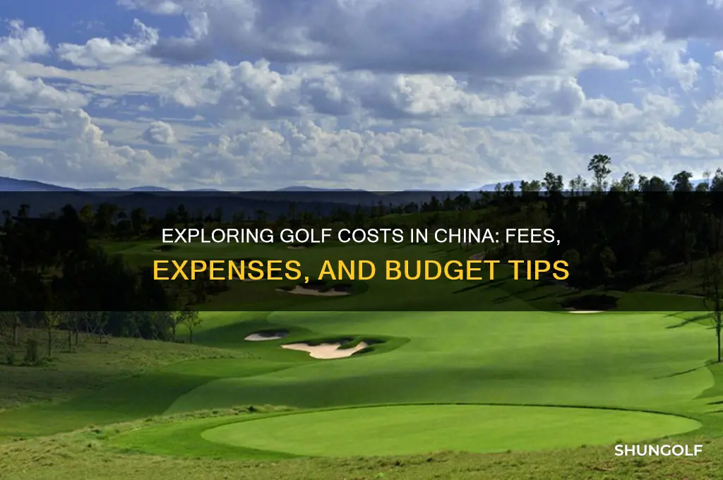 how much does it cost to play golf in china