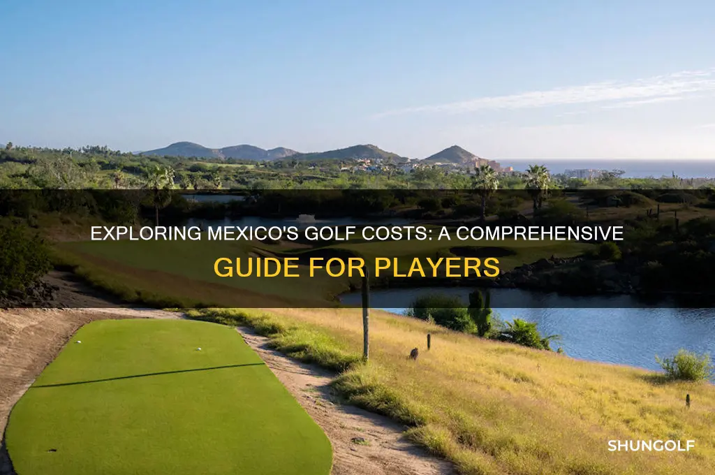 how much does it cost to play golf in mexico