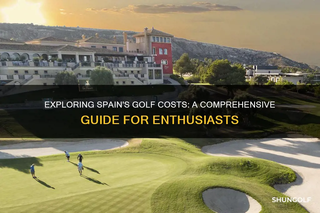 how much does it cost to play golf in spain
