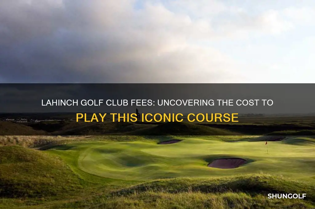 how much does it cost to play lahinch golf club