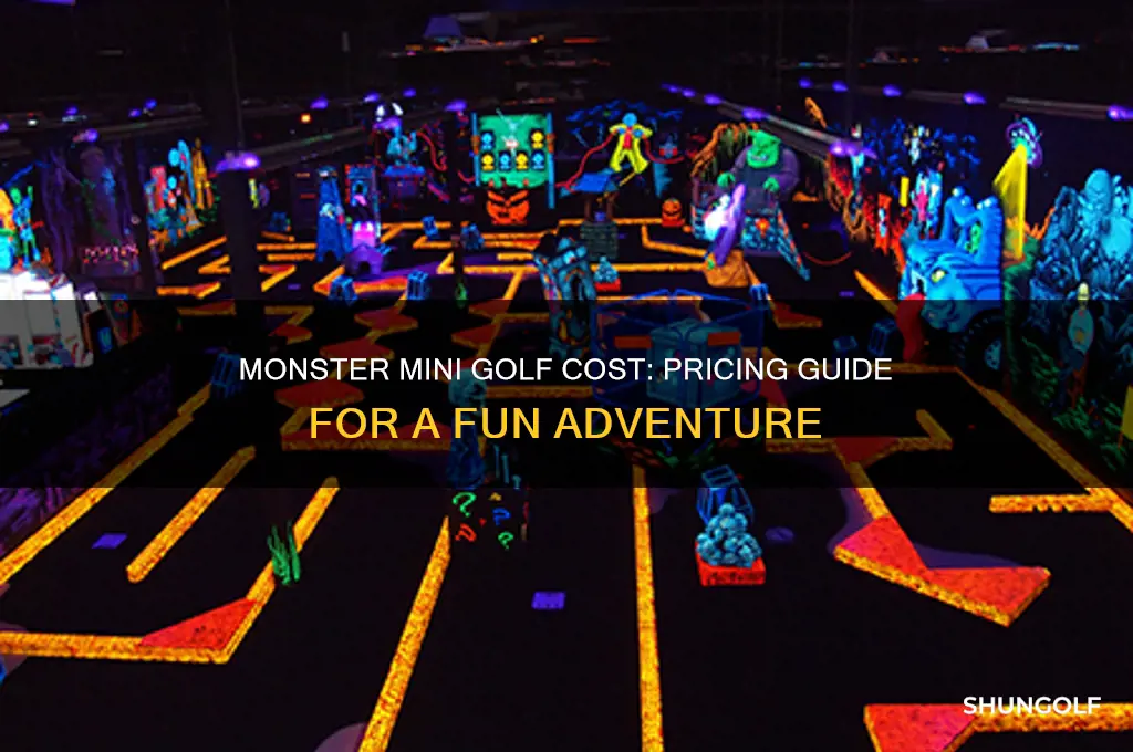 how much does it cost to play monster mini golf