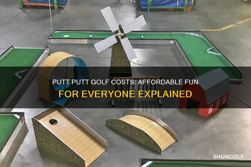 how much does it cost to play putt putt golf