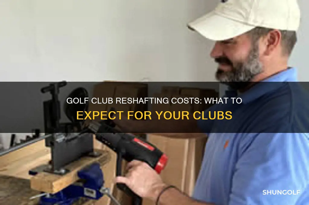 how much does it cost to re shaft golf clubs