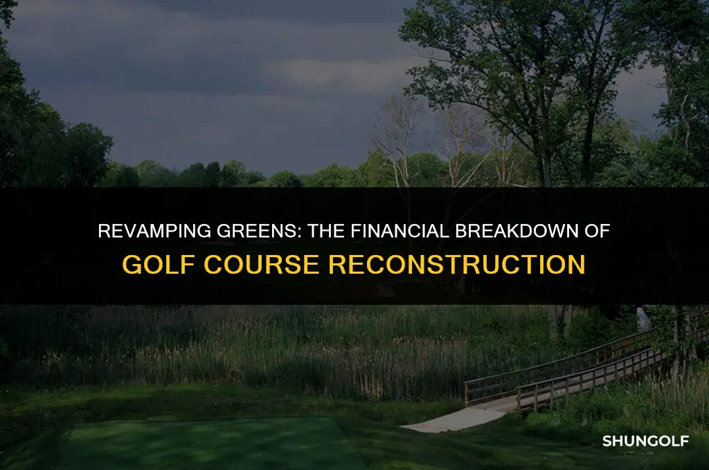 how much does it cost to rebuild a golf course