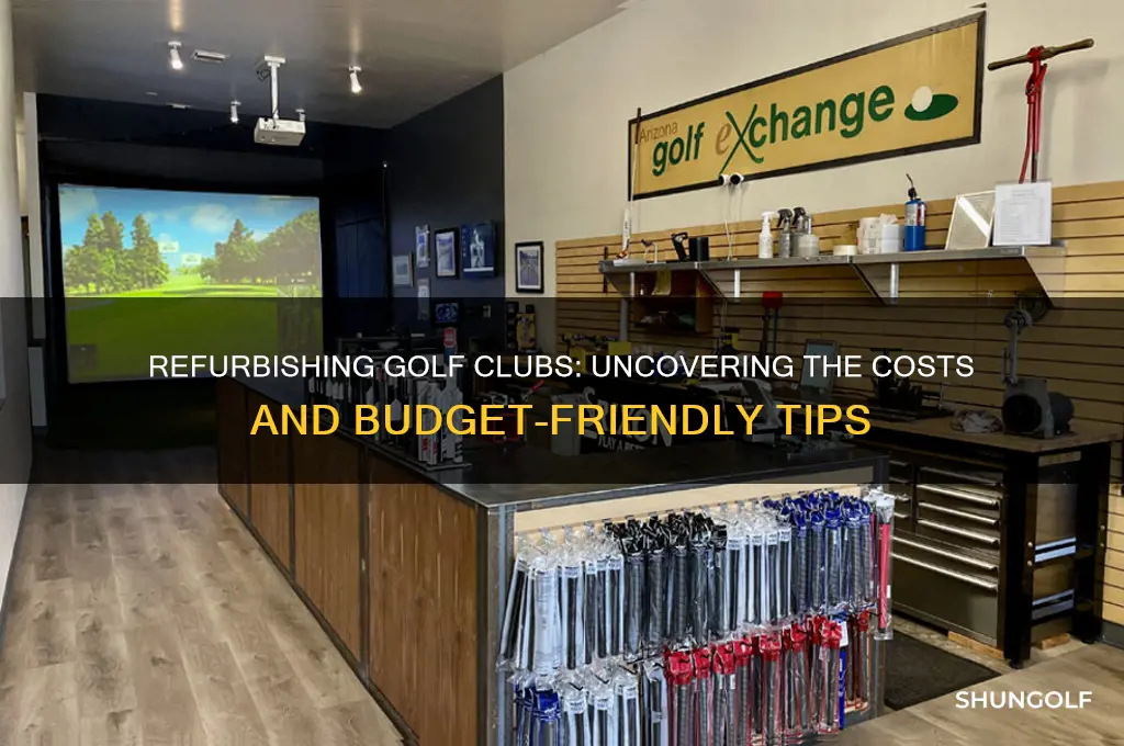 how much does it cost to refurbish golf clubs