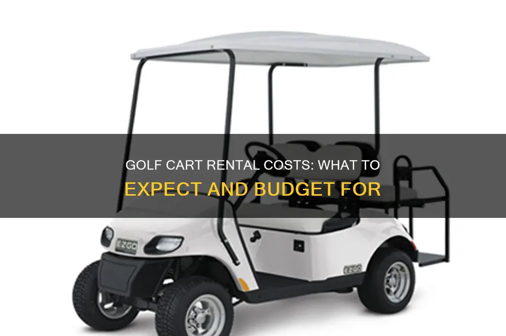 how much does it cost to rent a golf cart