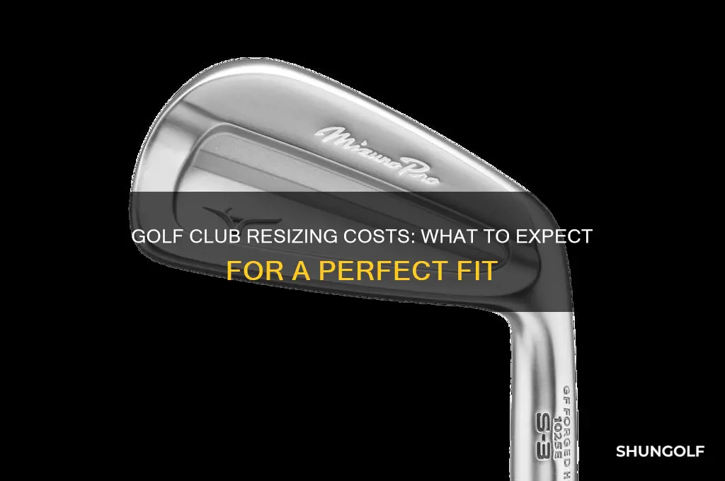 how much does it cost to resize golf clubs