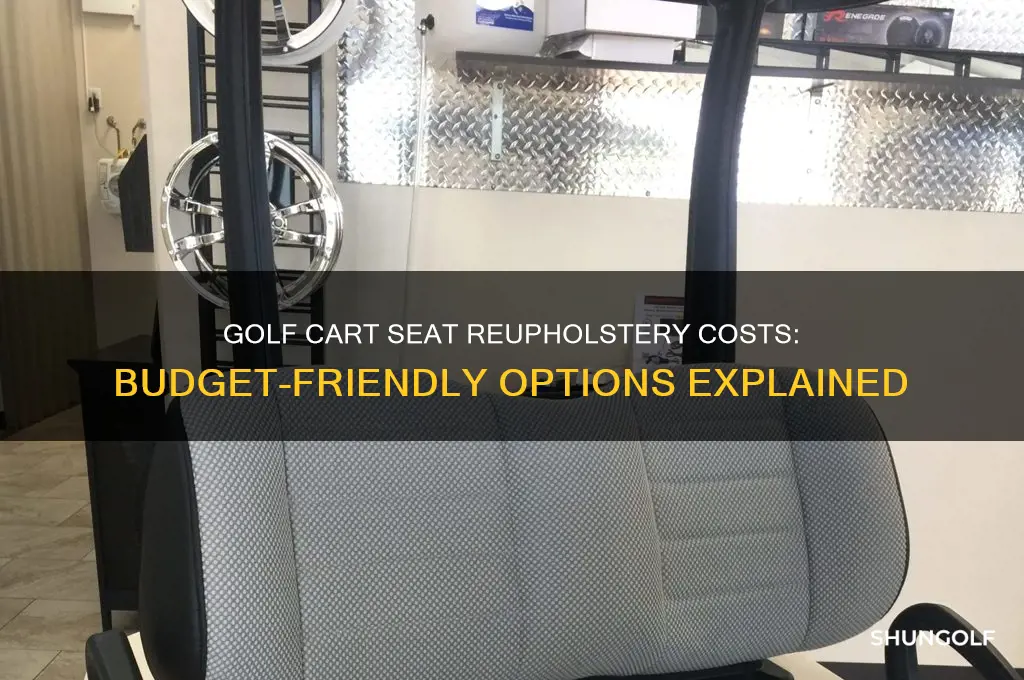 how much does it cost to reupholster golf cart seats