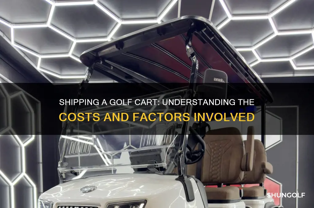 how much does it cost to ship a golf cart