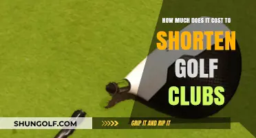 Golf Club Shortening Costs: What to Expect for Custom Fitting