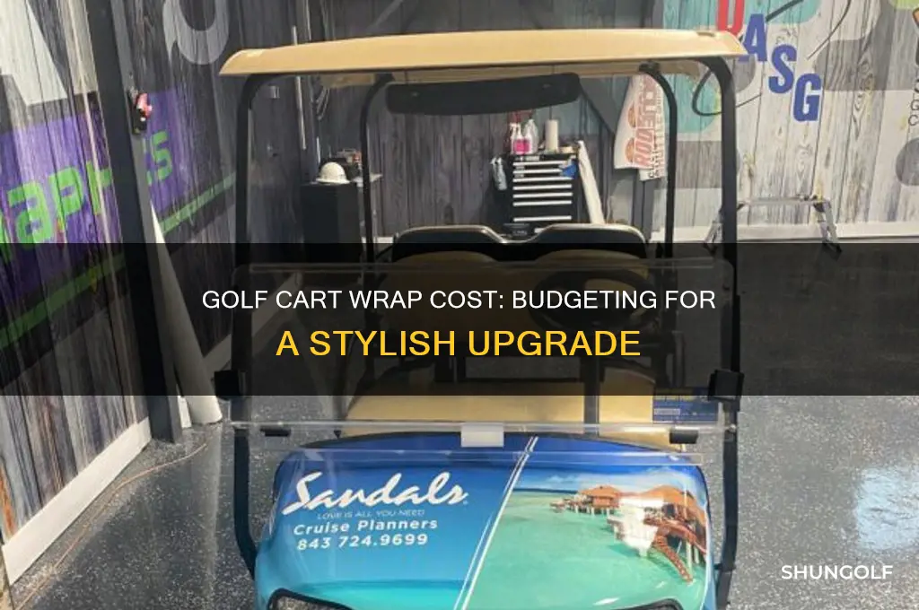 how much does it cost to wrap a golf cart