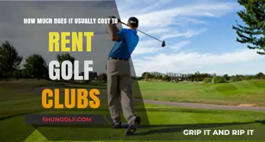Average Golf Club Rental Costs: What to Expect When You Rent