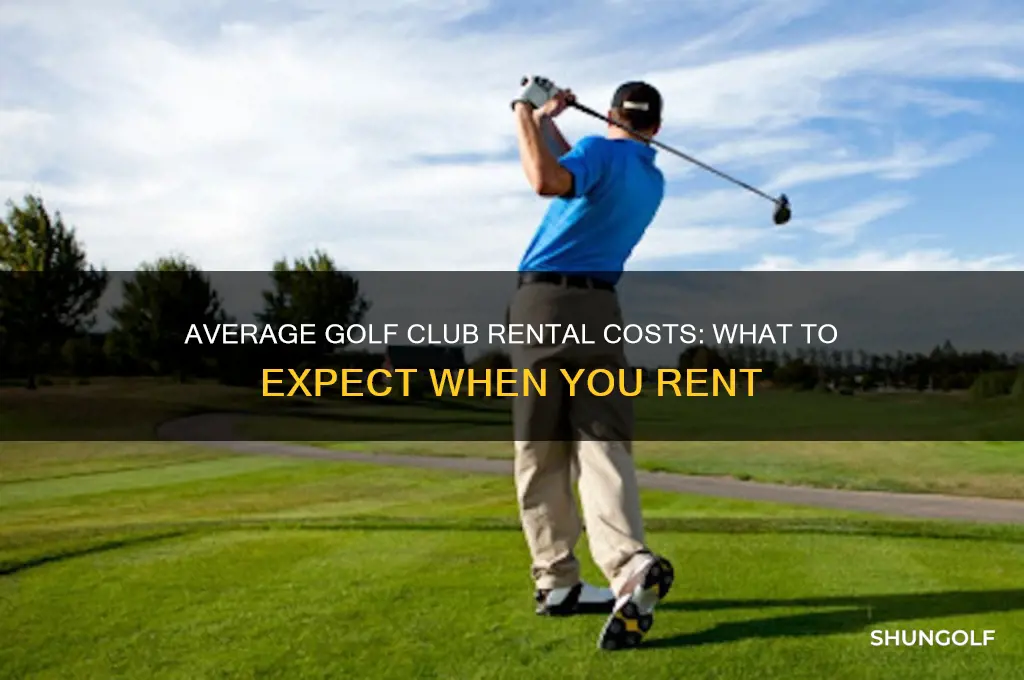 how much does it usually cost to rent golf clubs