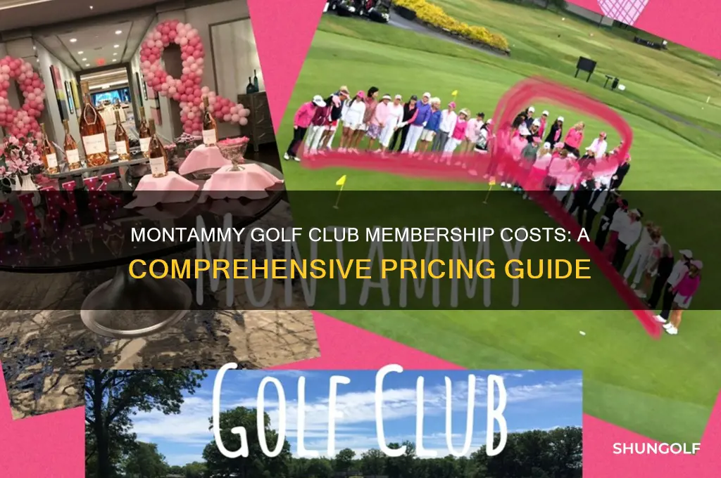 how much does montammy golf club cost