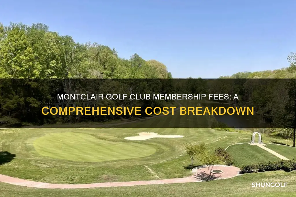 how much does montclair golf club cost